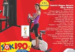 HATTRİCK MAGNO MOTORLU DİKEY BİSİKLET